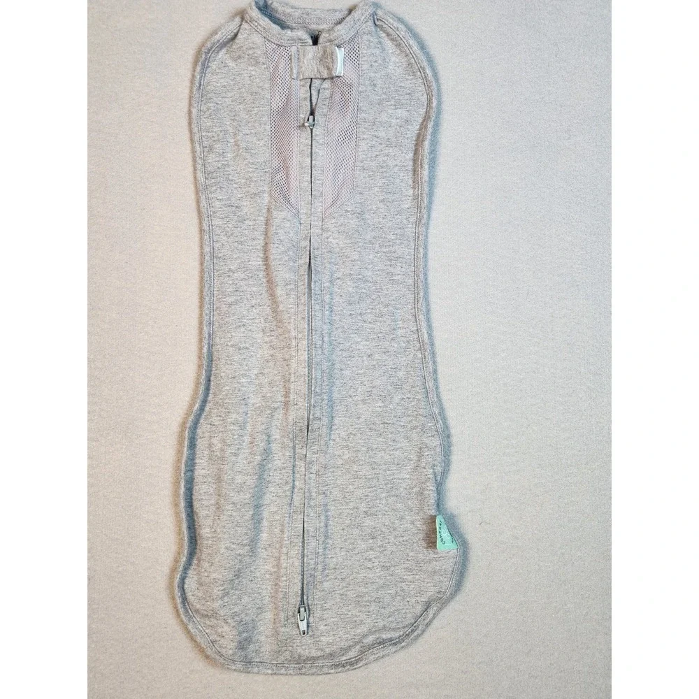 Comfort and Harmony Baby Swaddle Sleep Sack Gray Mesh 0-3M